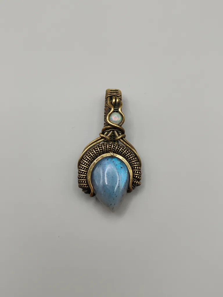 Pendentif Aztèque -Larmes de Tlaloc 3-
