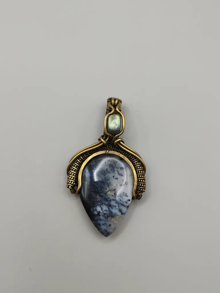 Pendentif Aztèque -Larmes de Tlaloc 6-
