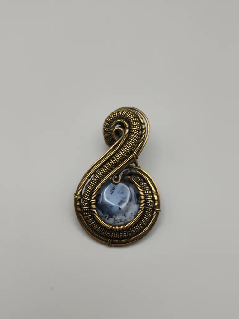 Pendentif Aztèque -Oeil de Citlalicue-