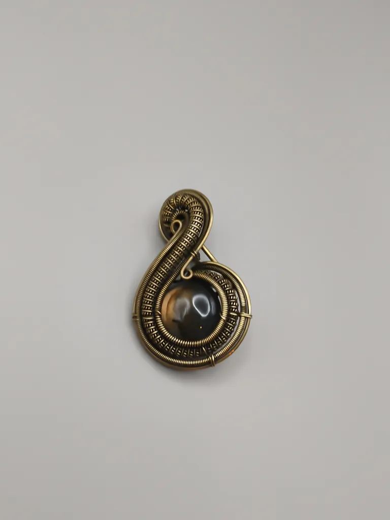 Pendentif Aztèque -Oeil de Citlalicue 5-