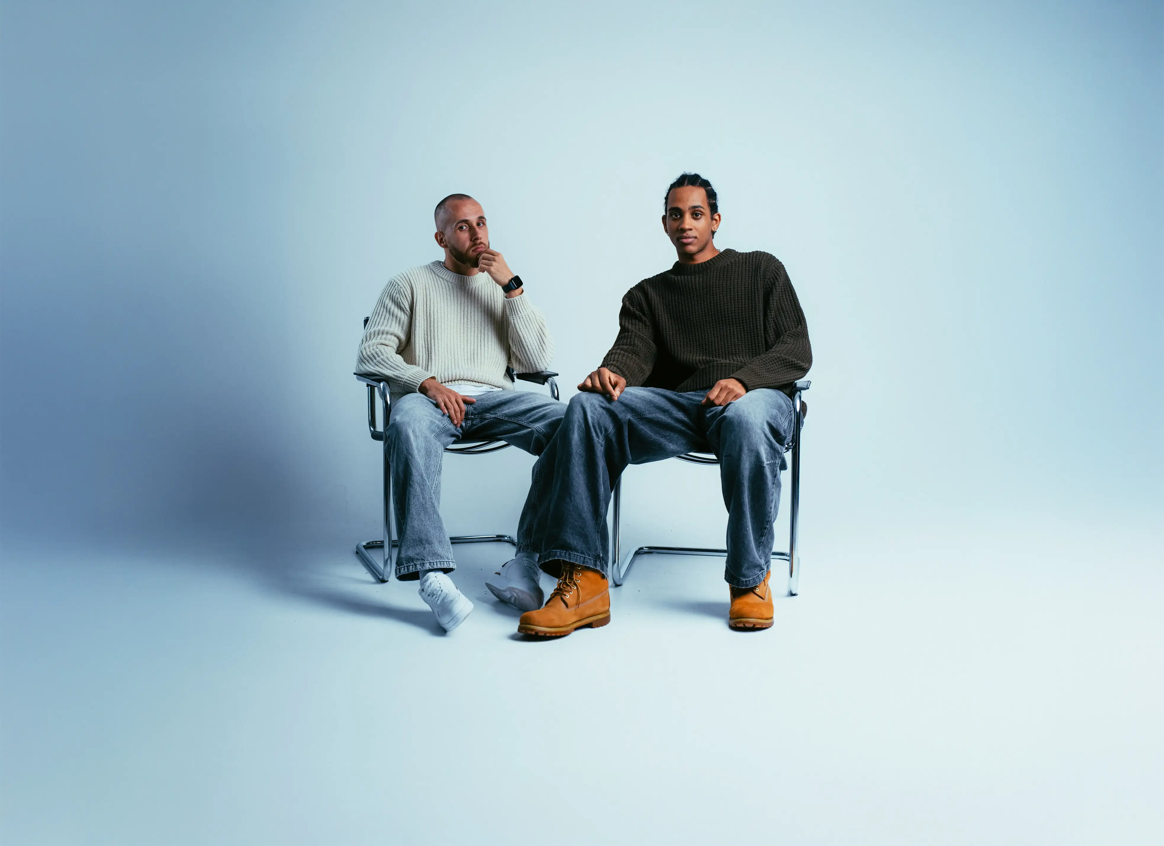 A man and a woman standing next to each other.