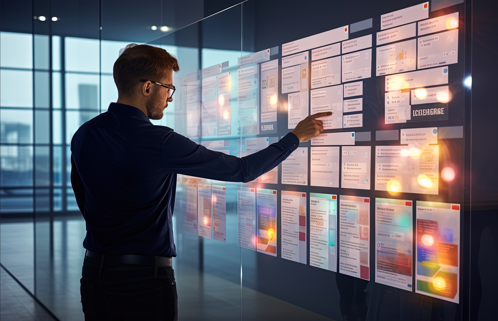 image of a diverse group of professionals in a meeting room for a digital marketing & advertising agency