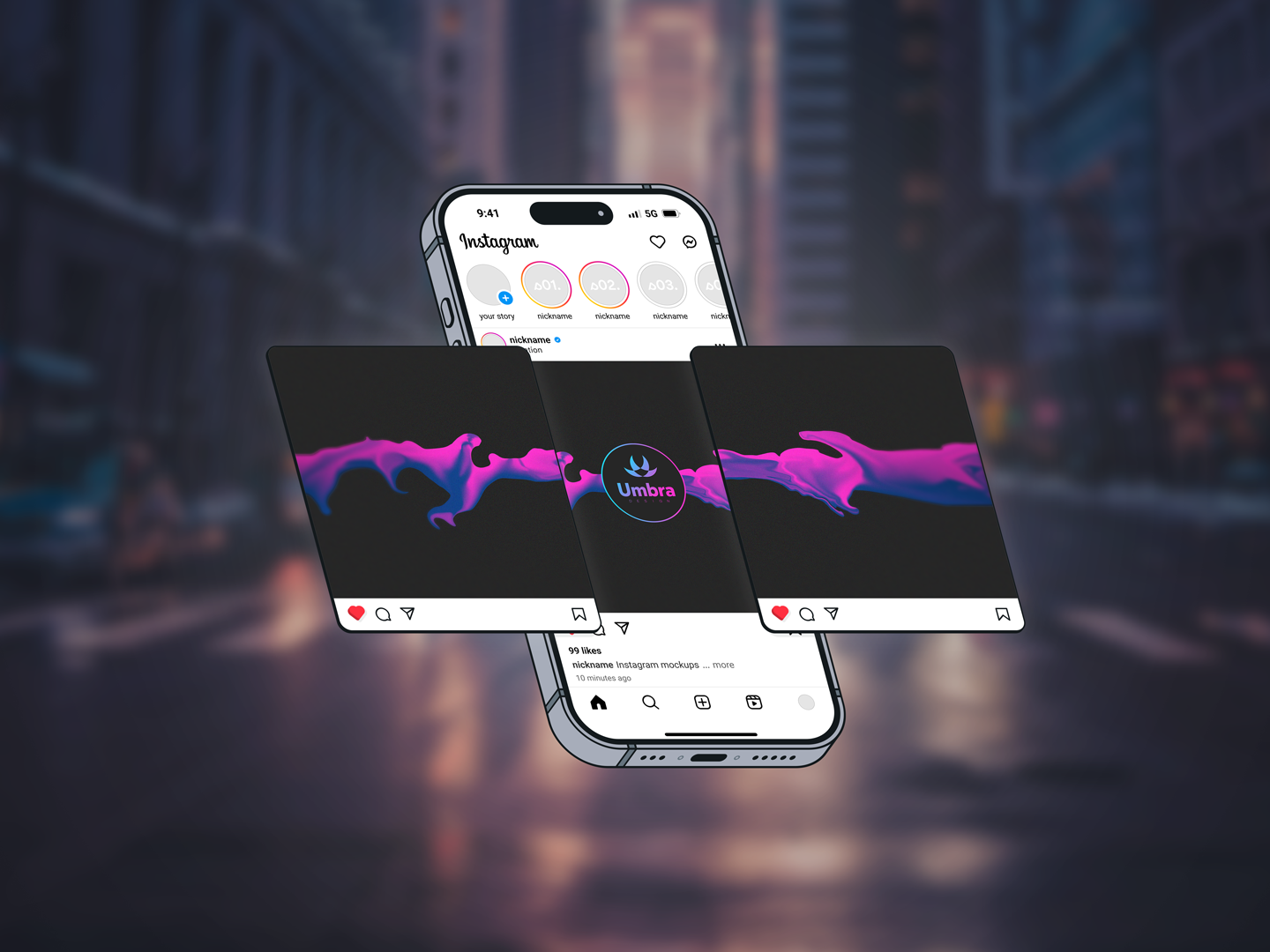 image of branding materials (for a graphic design studio)