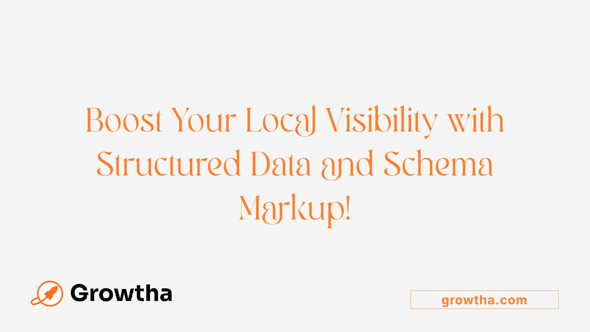Boost Your Local Visibility with Structured Data and Schema Markup!