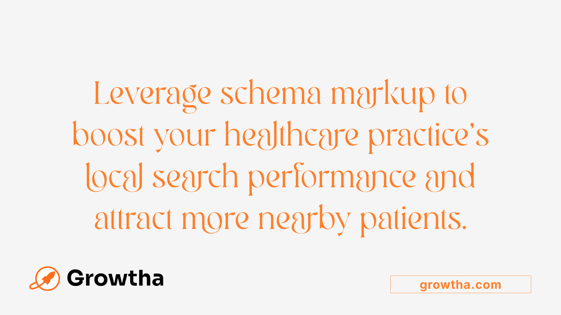 Leverage schema markup to boost your healthcare practice’s local search performance and attract more nearby patients.