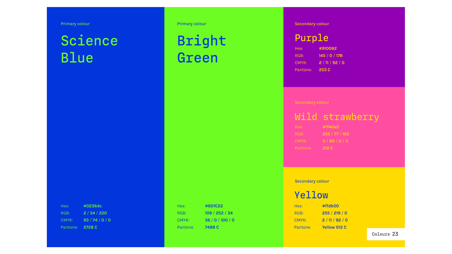 Catamount_09 Colour Scheme