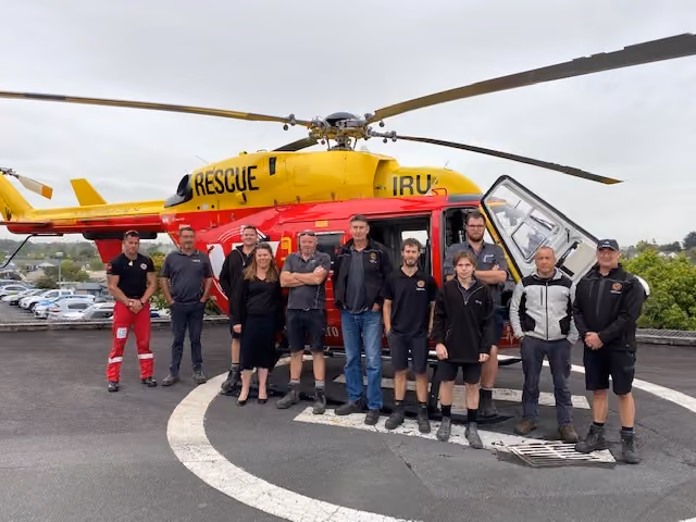 Lightwire and Waikato Rescue Helicopters
