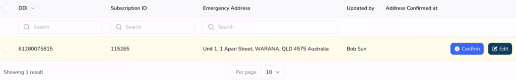 2 Address NOT confirmed in 6 months