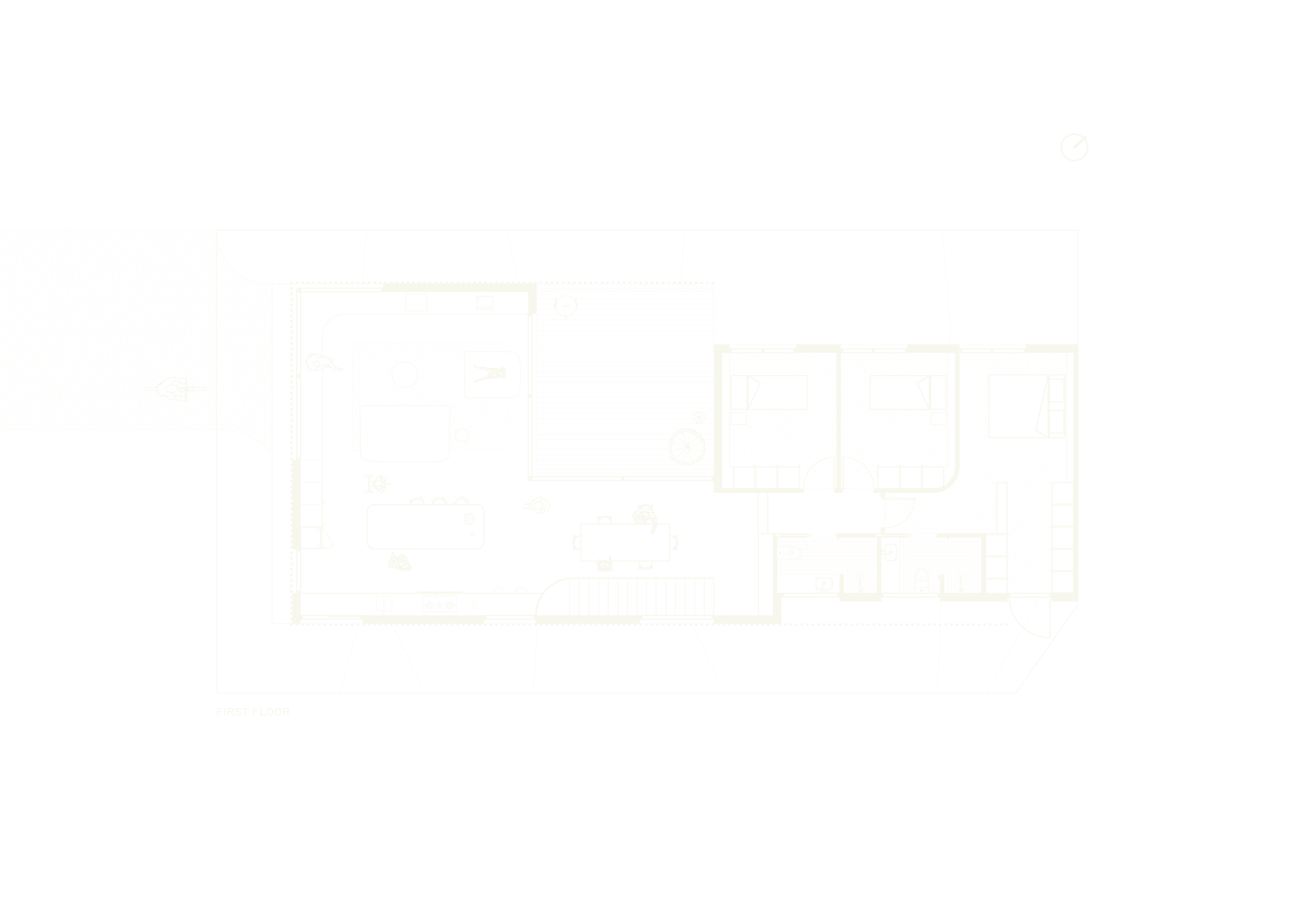 First floor alteration of a Mount Maunganui House by Object Office Architects. 