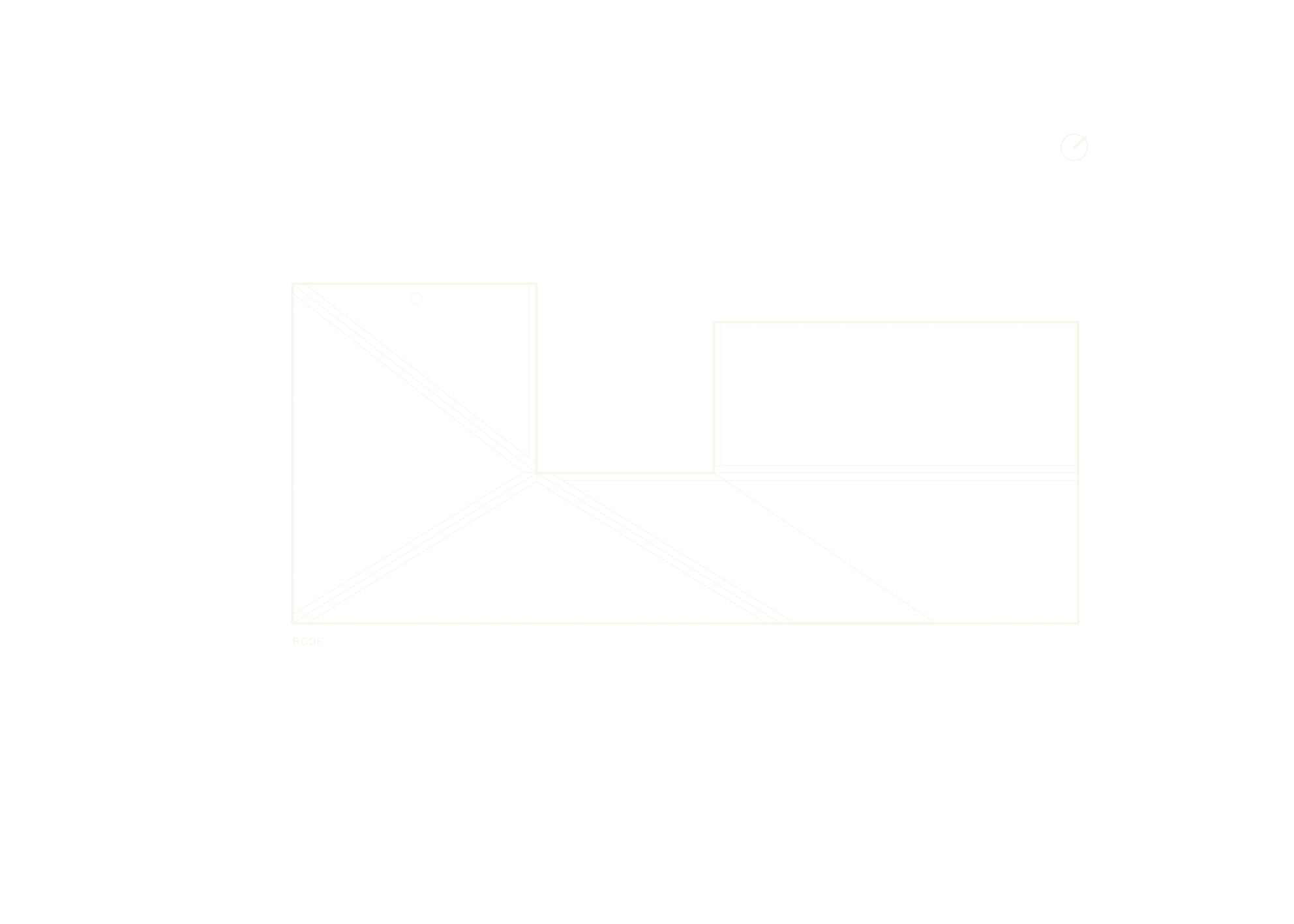Roof alteration of a Mount Maunganui House by Object Office Architects. 