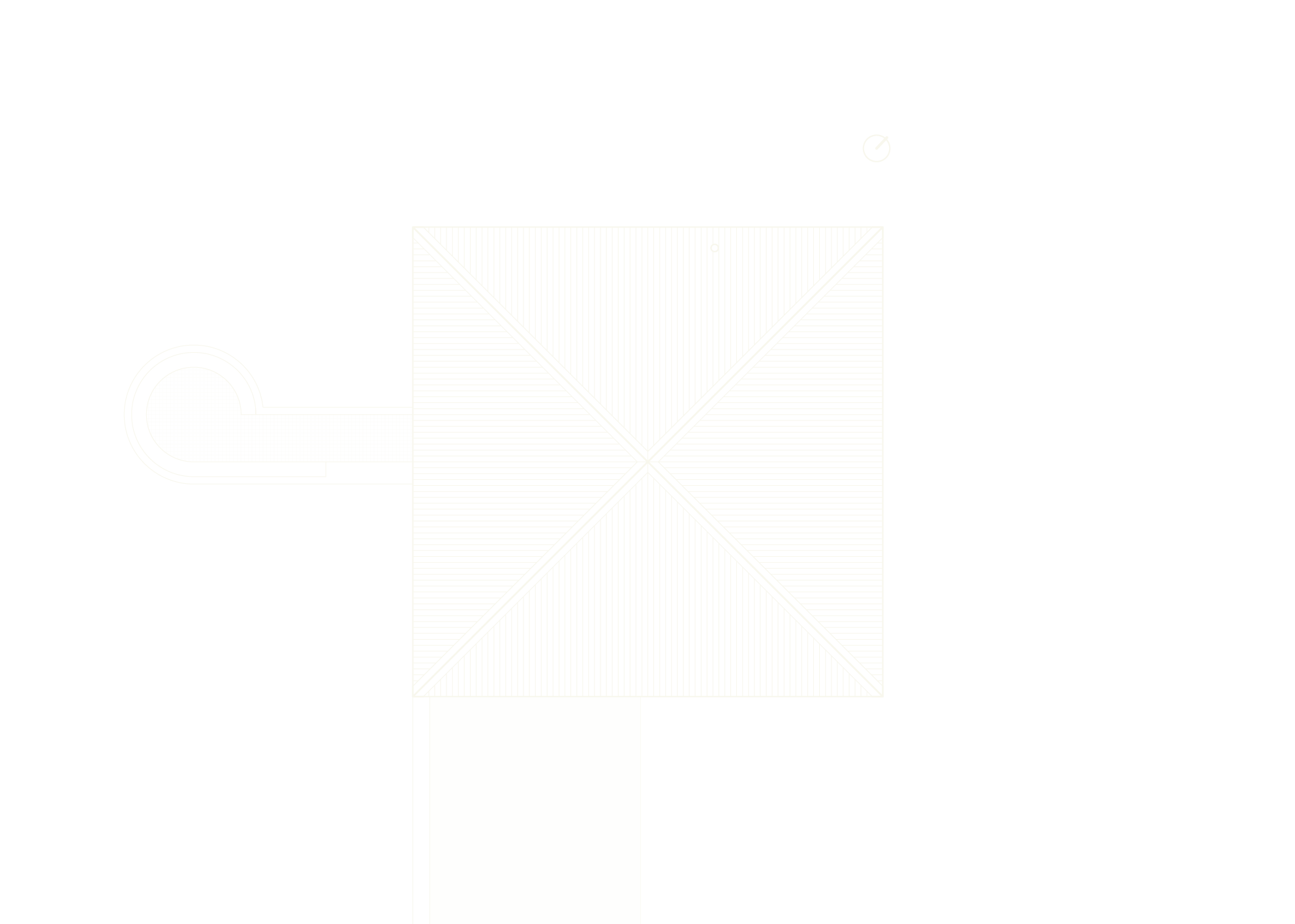 Roof Plan for Architect designed Coromandel Cabin.