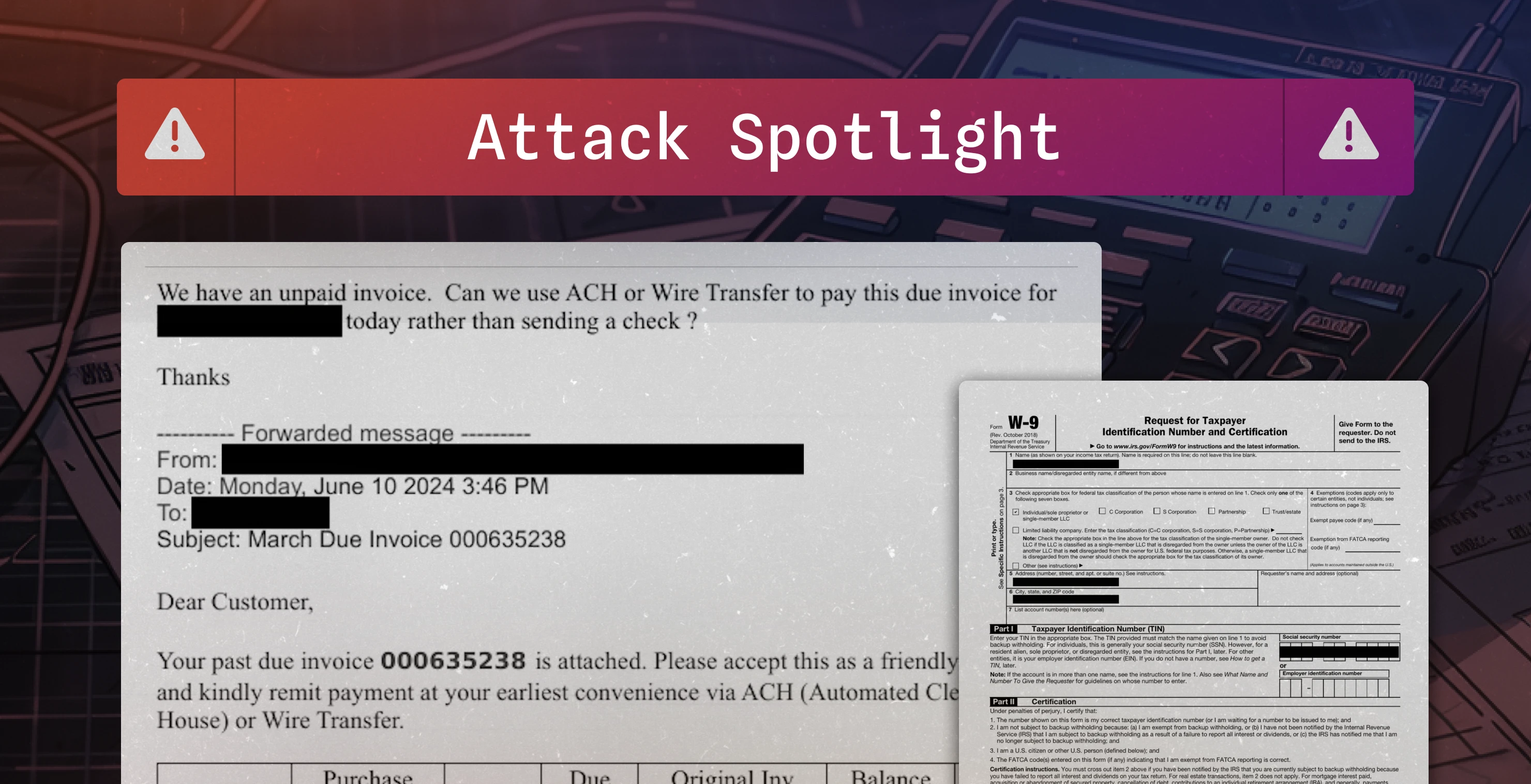 Fake invoice used to conduct $16,800 BEC attempt · Blog · Sublime Security