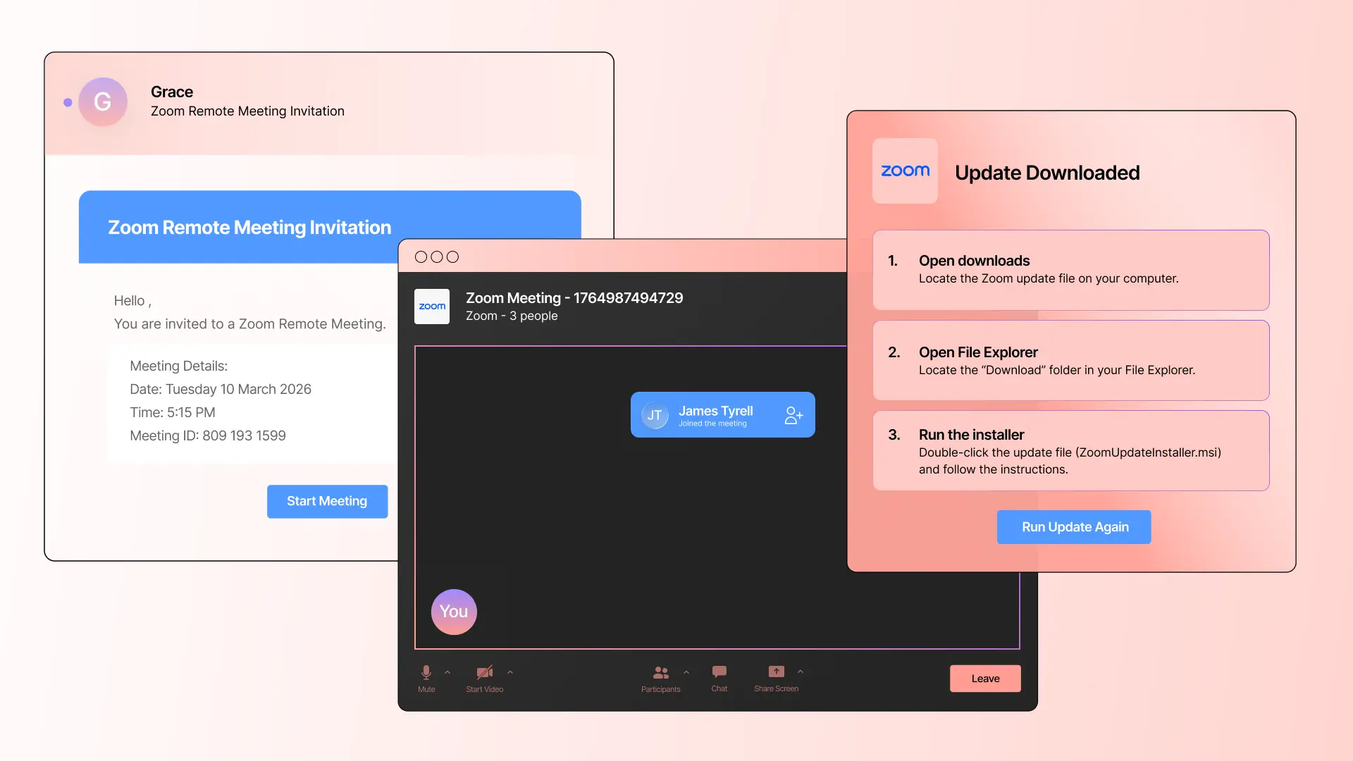 Advanced fake Zoom installer used for delivering malware