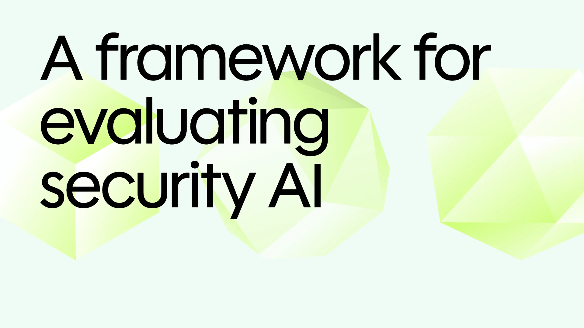 Trust, then autonomy: A new framework for evaluating security AI