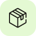 Delivery box Icon Bakground green