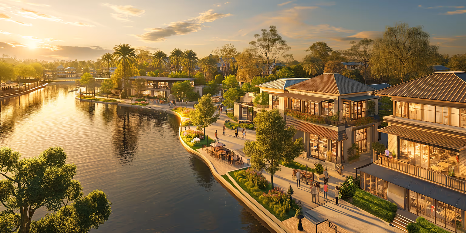 Vaal River City waterfront concept