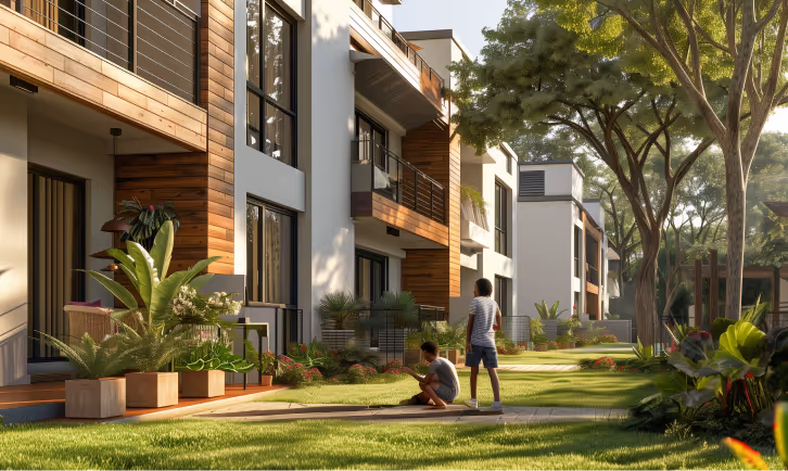 Vaal River City housing concept