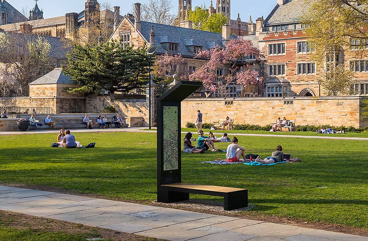 EnGo TEnGo Smart Solar Bench in public place 