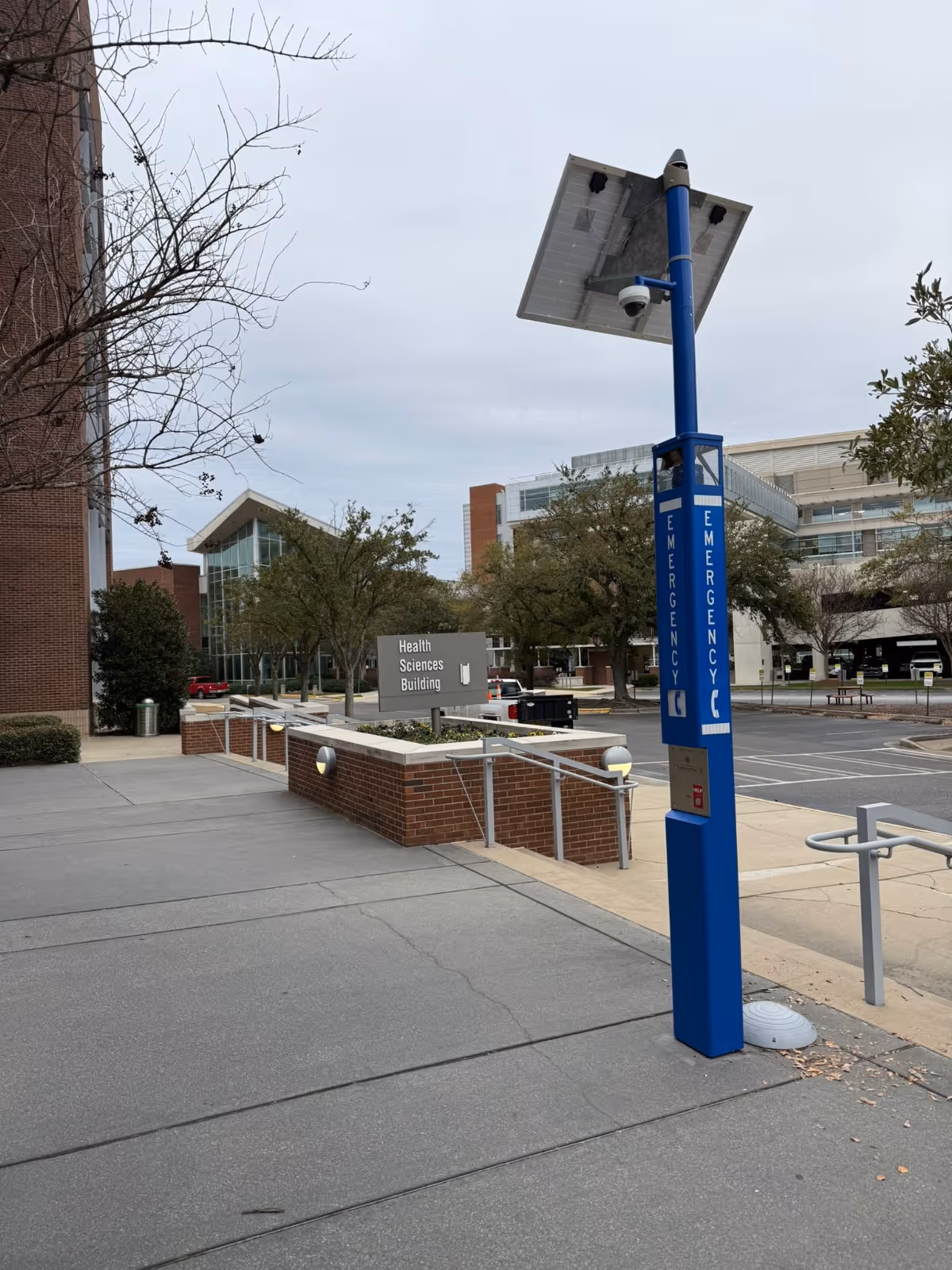 Blue Light Towers