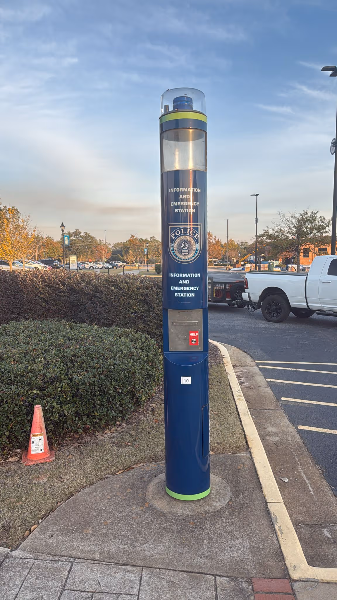 Blue Light Tower