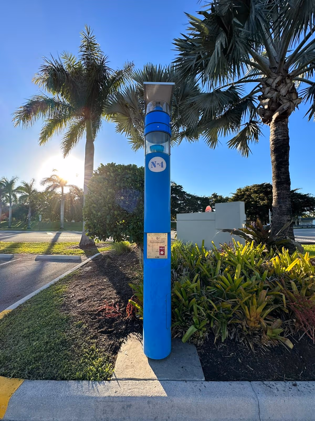 Blue Light Towers