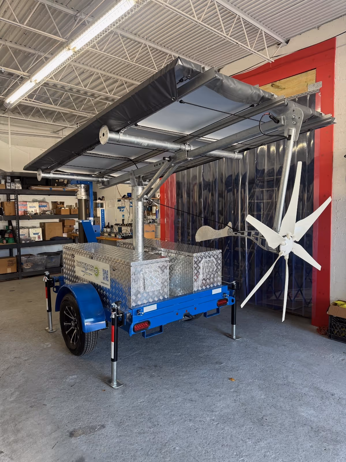 Mobile security trailer