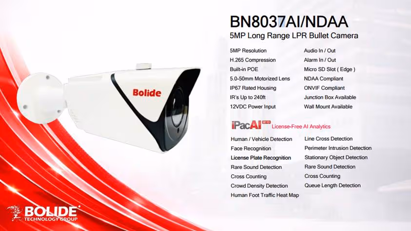 5MP LPR Bullet