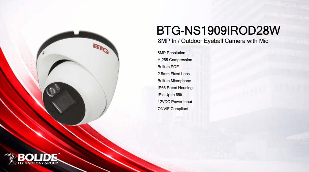 8MP In/Outdoor Eyeball