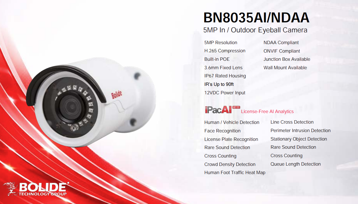 5MP Bullet Camera