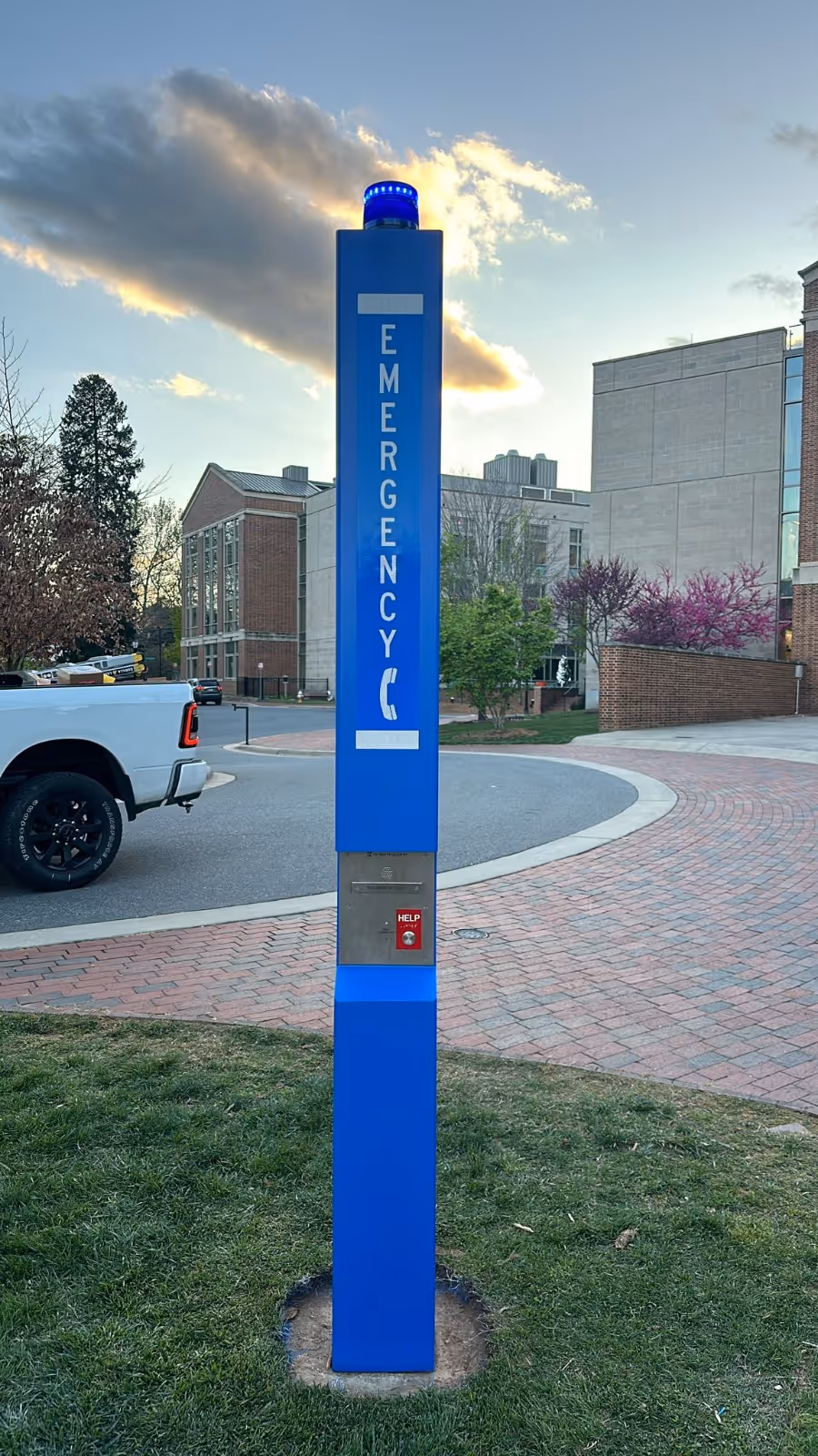 Blue Light Towers