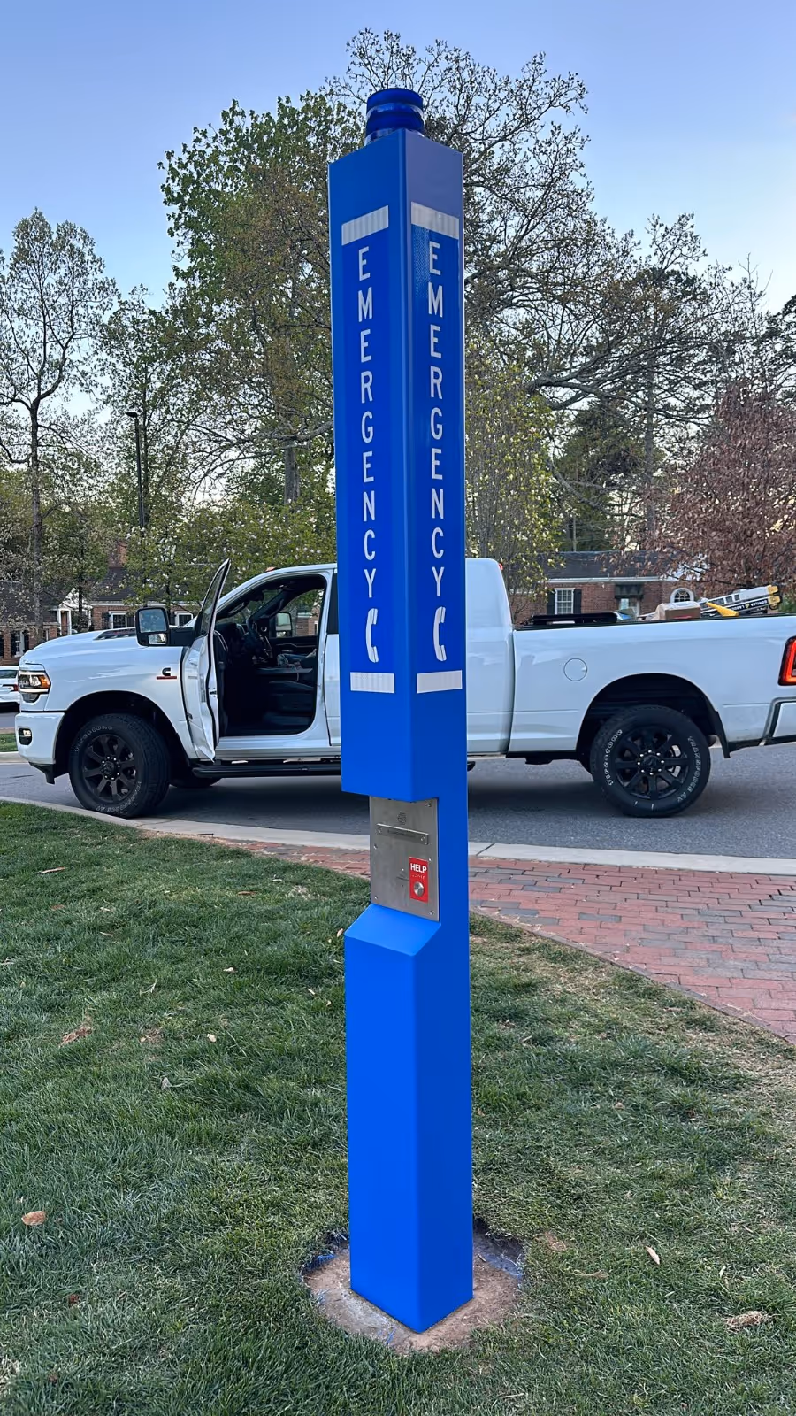 Blue Light Towers
