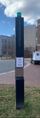 Blue Light tower before