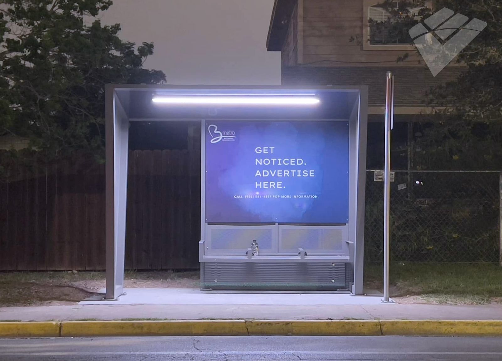 Engo Solar Shelter on Bus stop