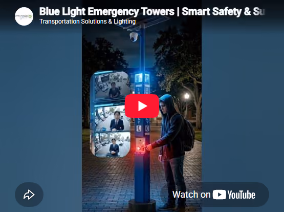 Blue Light Emergency Towers smart Safety & solution