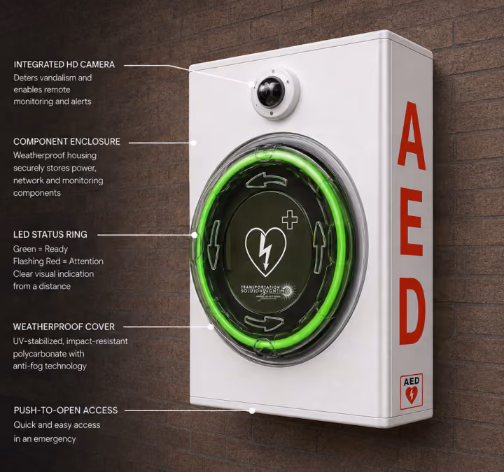 Wall Mount AED System