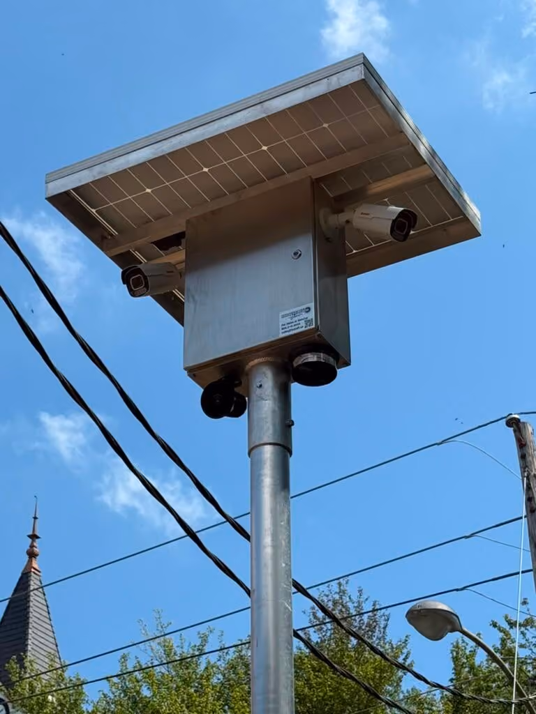 Falcon solar security camera