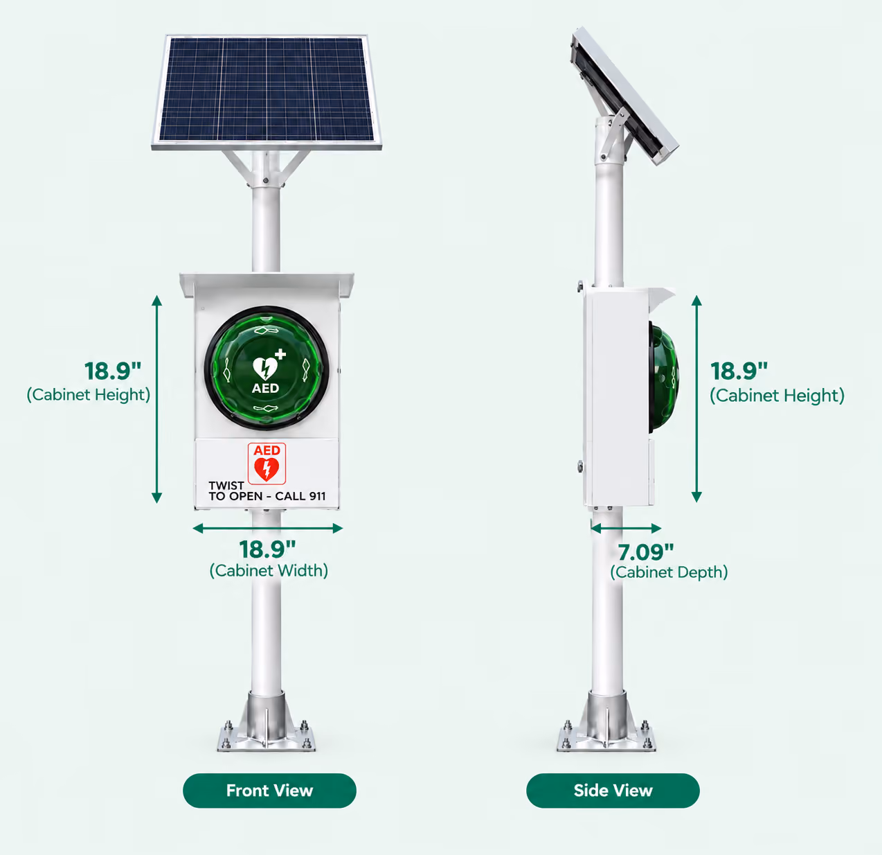 SafePoint Solar AED System