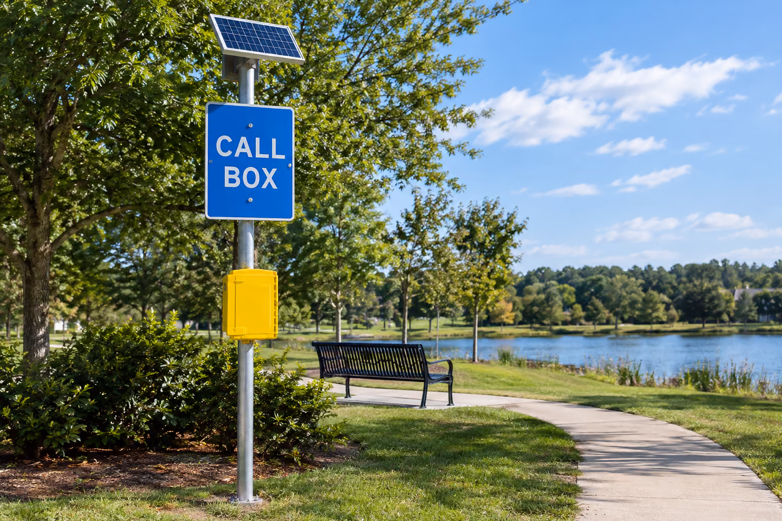 Lexan K1 outdoor emergency call box