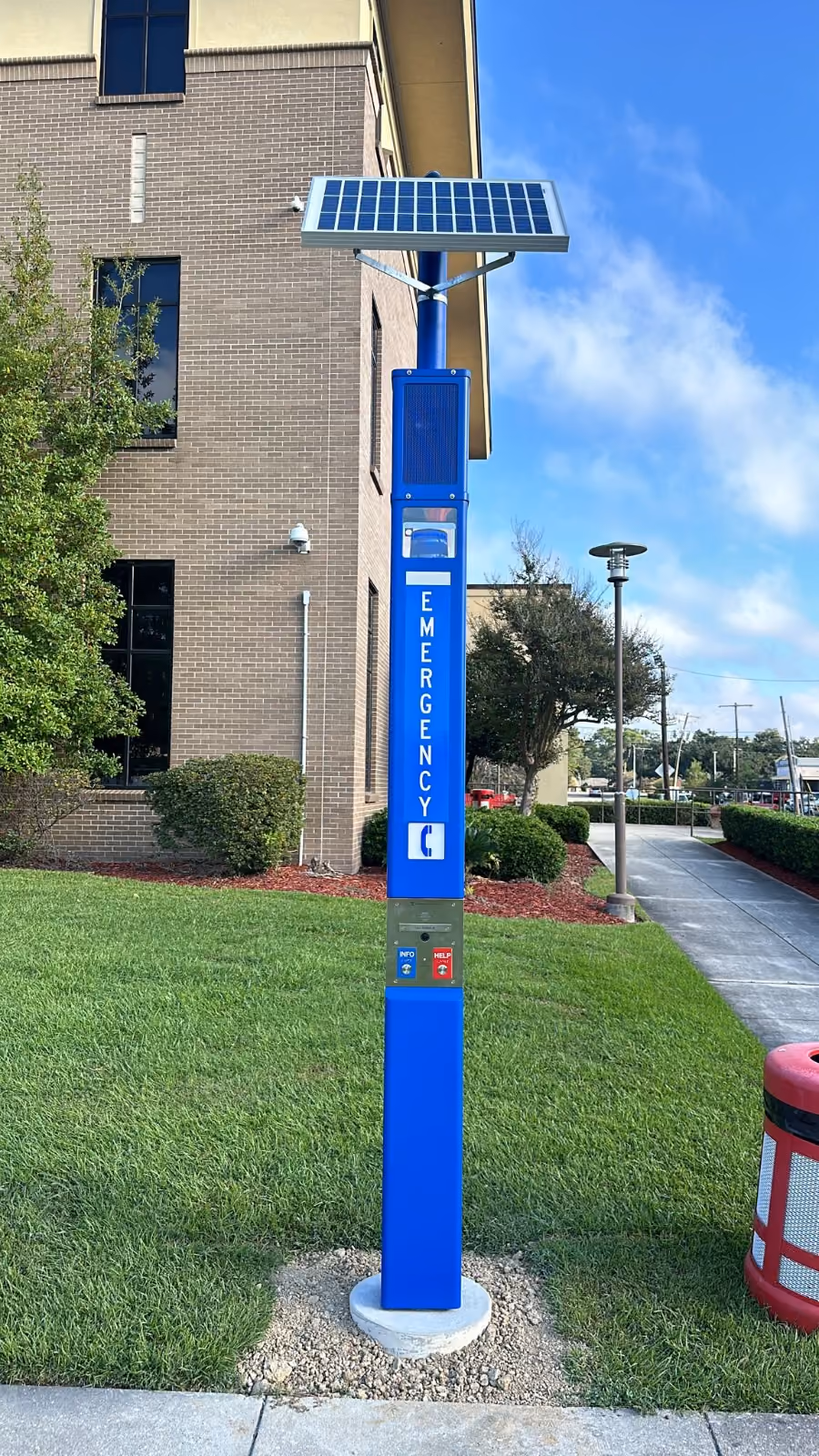 Blue Light Emergency Tower