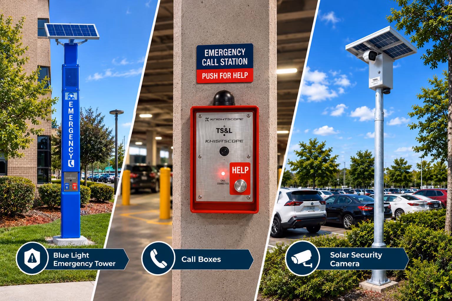 Parking Garage Safety in 2026: How Cameras, Call Boxes, and Emergency Towers Work Together