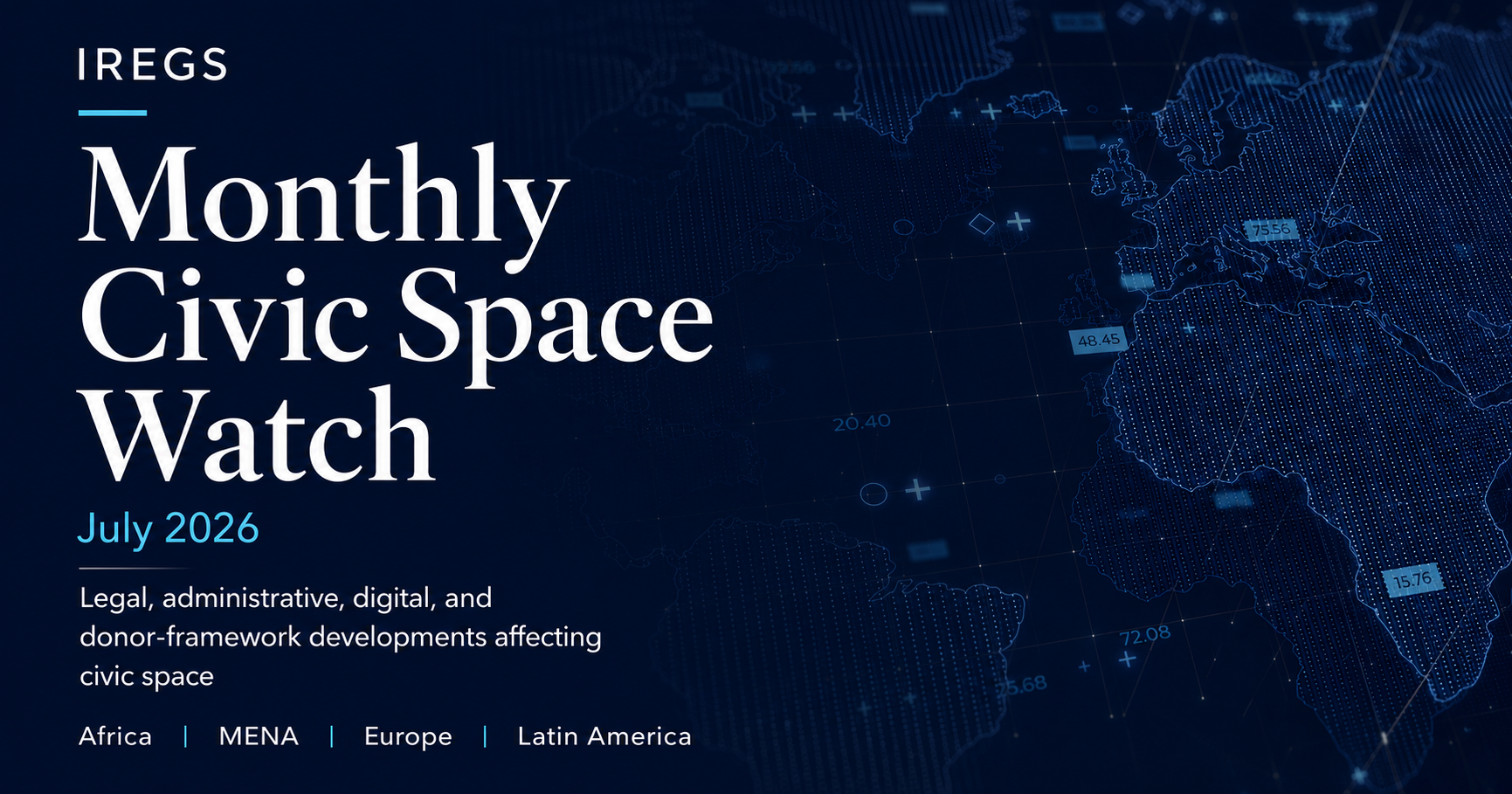 IREGS Monthly Civic Space Watch — July 2026
