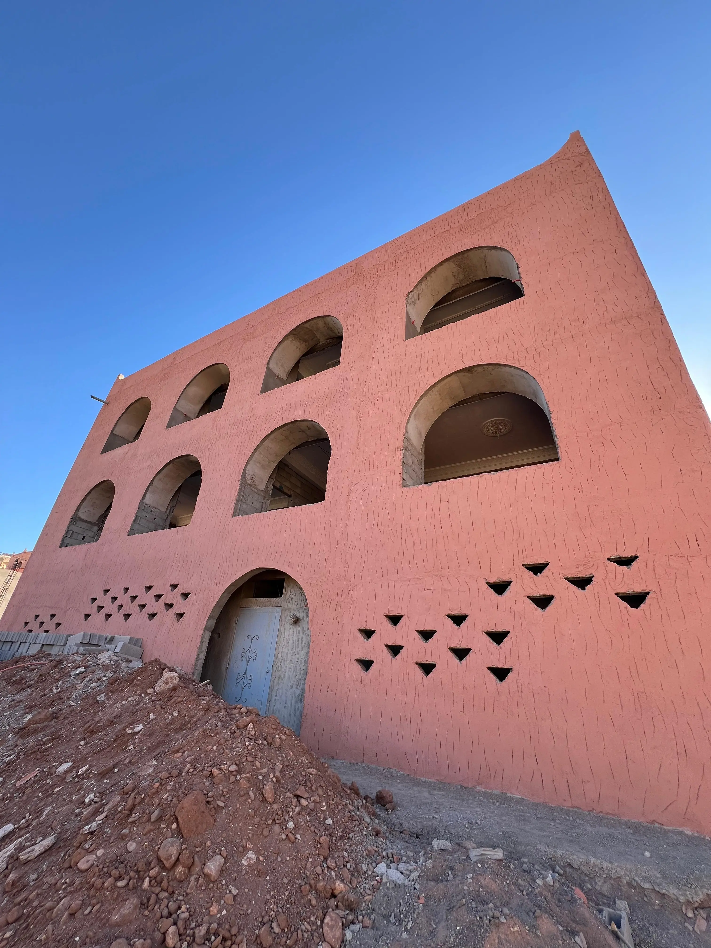 TIZI facade close up work