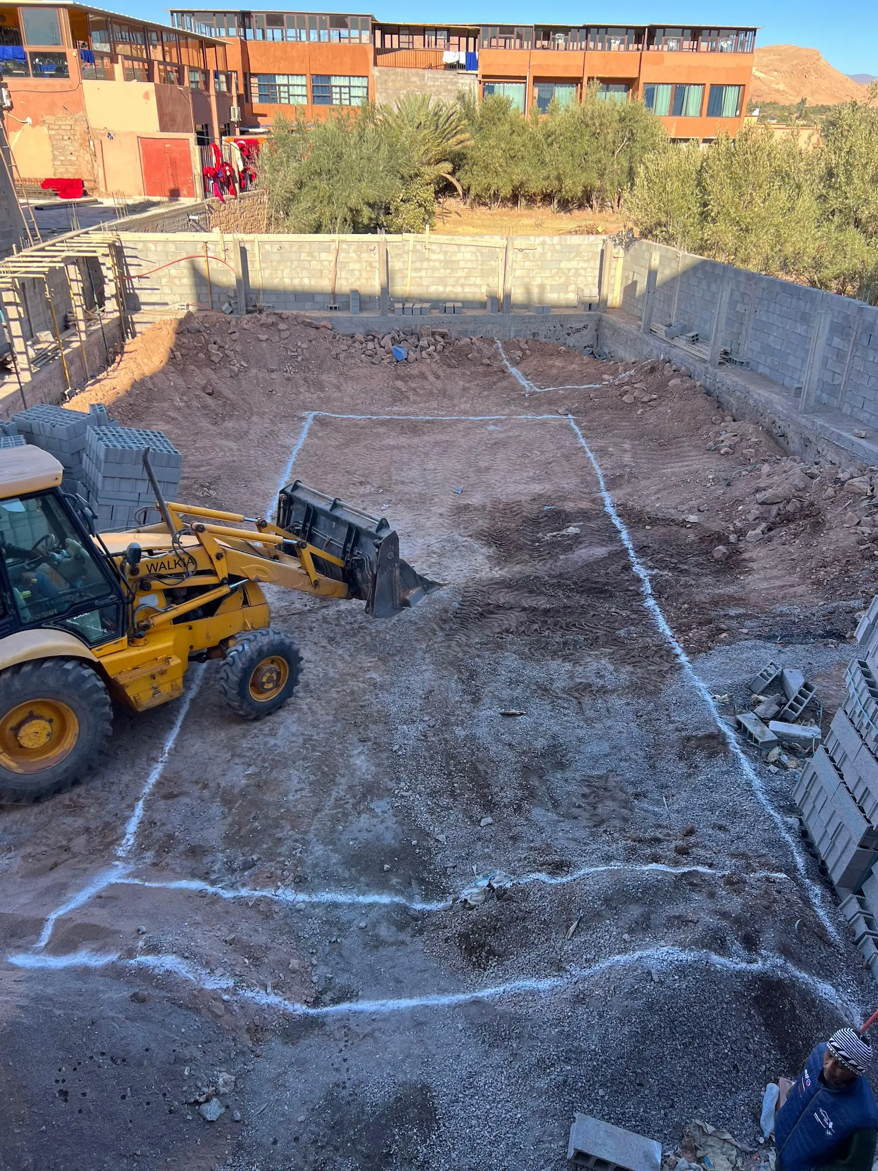 TIZI backyard pool view