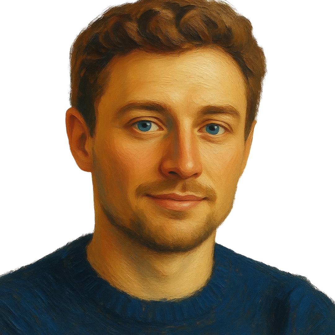 Illustrated portrait of Lucas