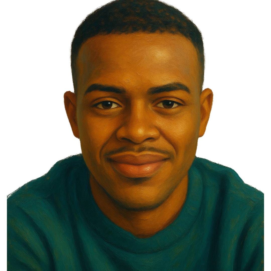 Illustrated portrait of Ahmed