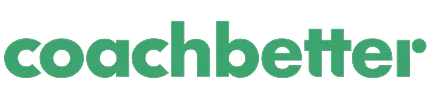 Coachbetter Logo in grüner Schrift auf transparentem Hintergrund.