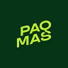 PAQMAS Logo in grüner Schrift auf dunkelgrünem Hintergrund.