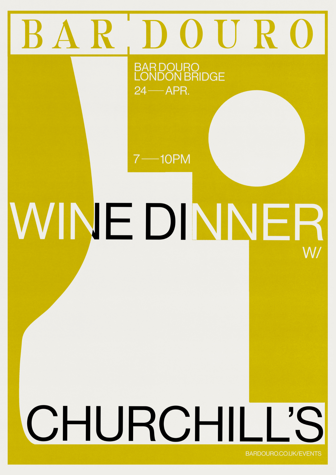 Churchills wine dinner 