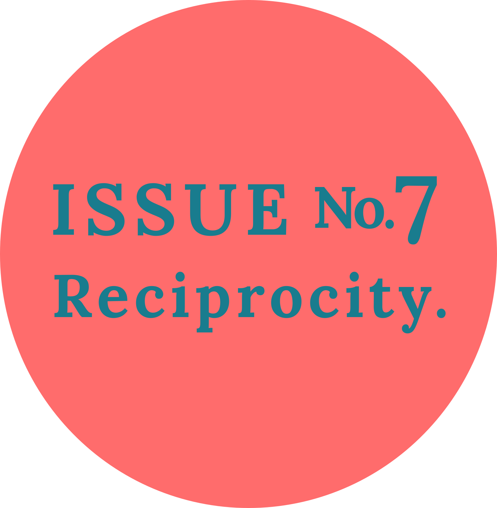 Bertha Stories Issue No.7: Reciprocity