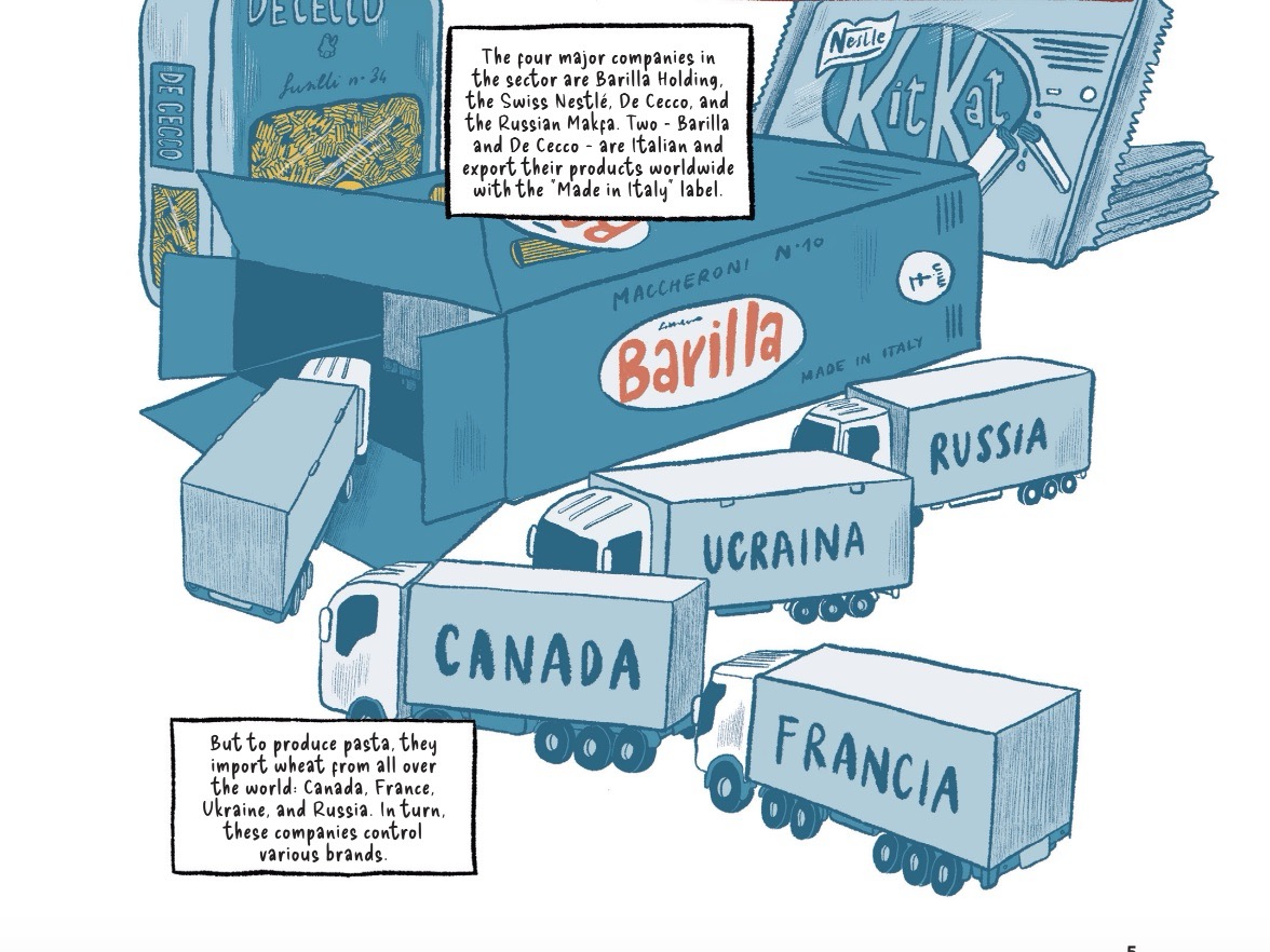 Illustration from Sara's graphic novel "The Guardians of the Seeds"